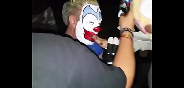  Clown Sucking On Toes